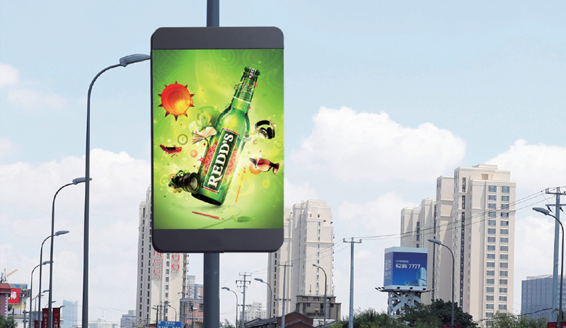 LED燈桿屏,Экран леда,The LED light pole screen